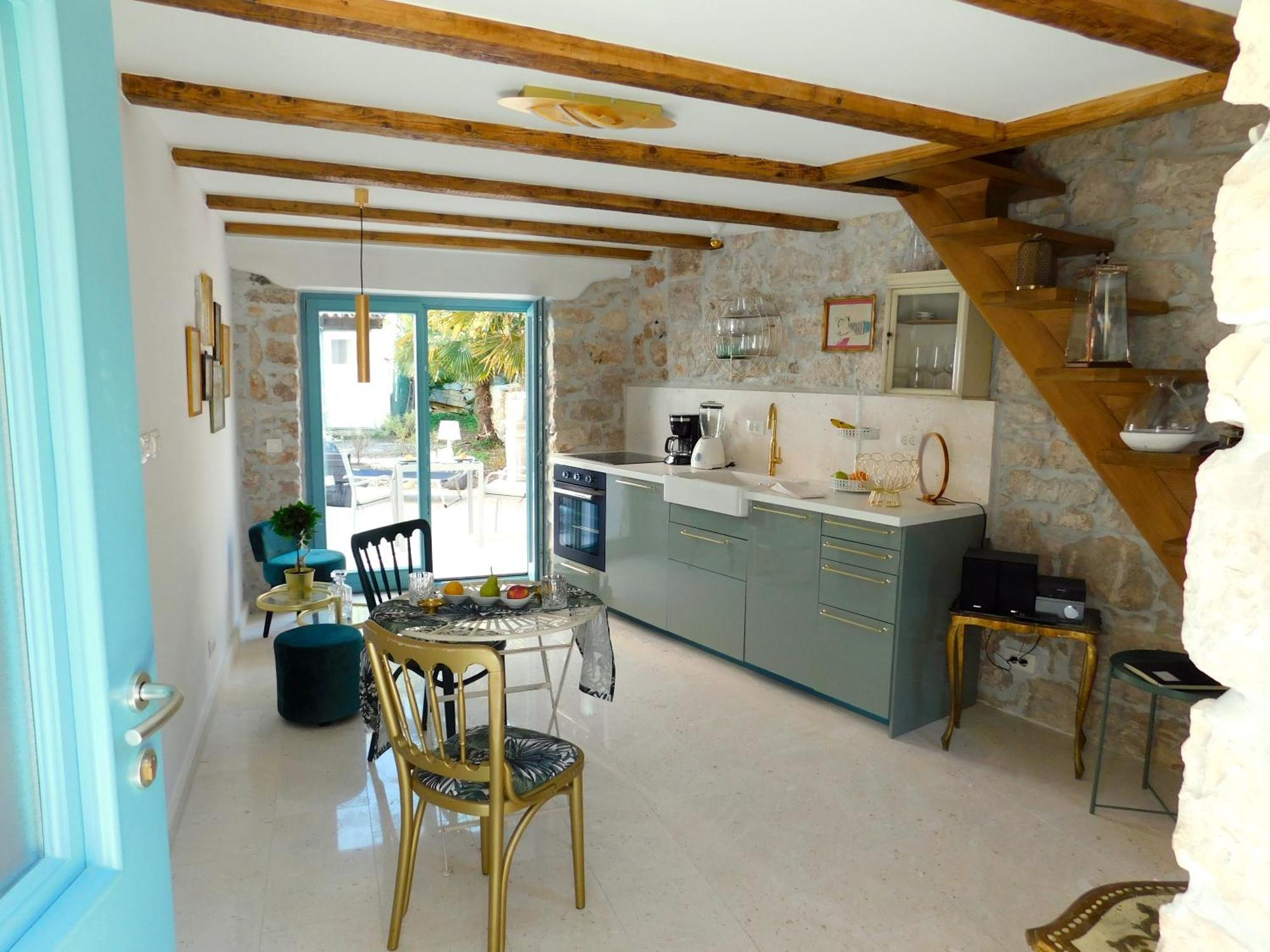 Bezauberndes Steinhaus Mit Garten In Der Altstadt Von Rovinj Kültér fotó